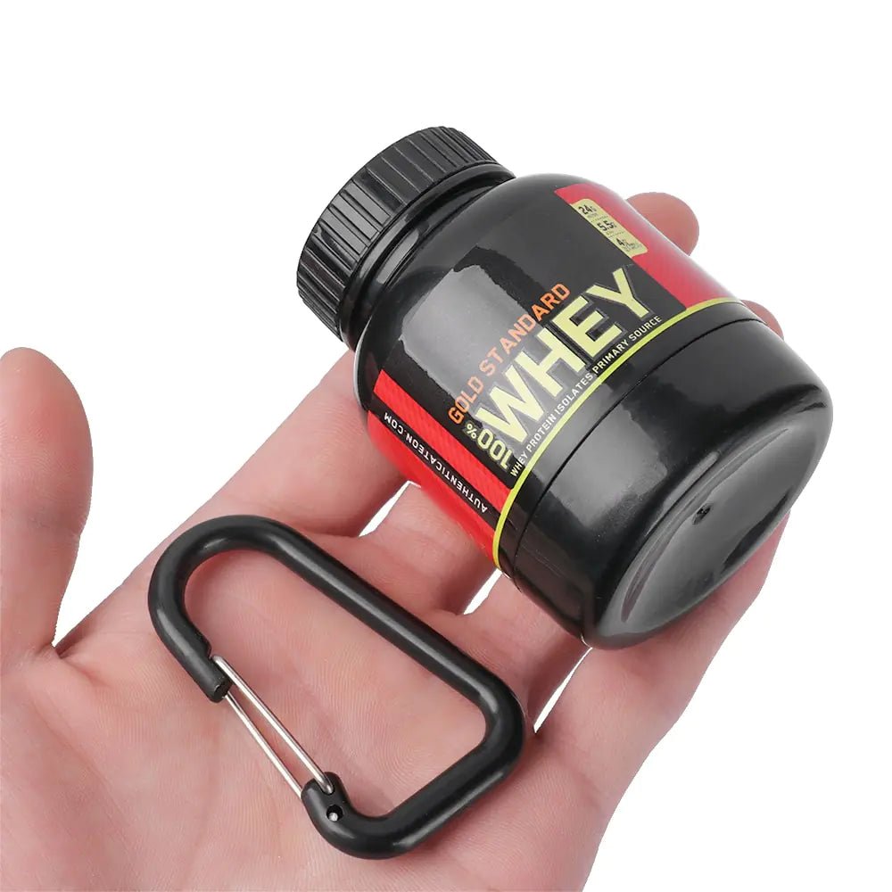 Mini Protein Powder Bottles with Keychain - TNT Fitness
