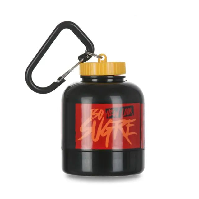 Mini Protein Powder Bottles with Keychain - TNT Fitness