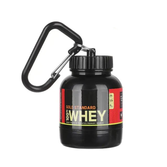 Mini Protein Powder Bottles with Keychain - TNT Fitness