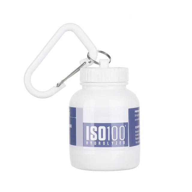 Mini Protein Powder Bottles with Keychain - TNT Fitness