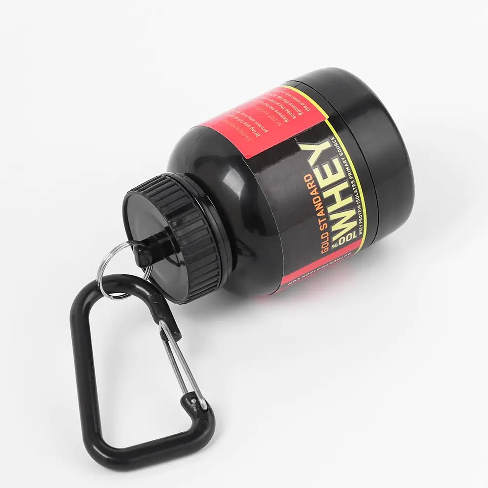 Mini Protein Powder Bottles with Keychain - TNT Fitness