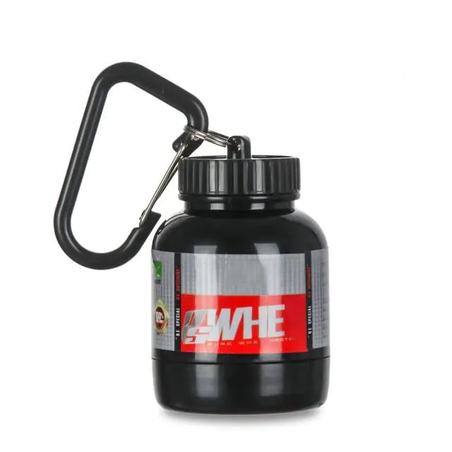 Mini Protein Powder Bottles with Keychain - TNT Fitness