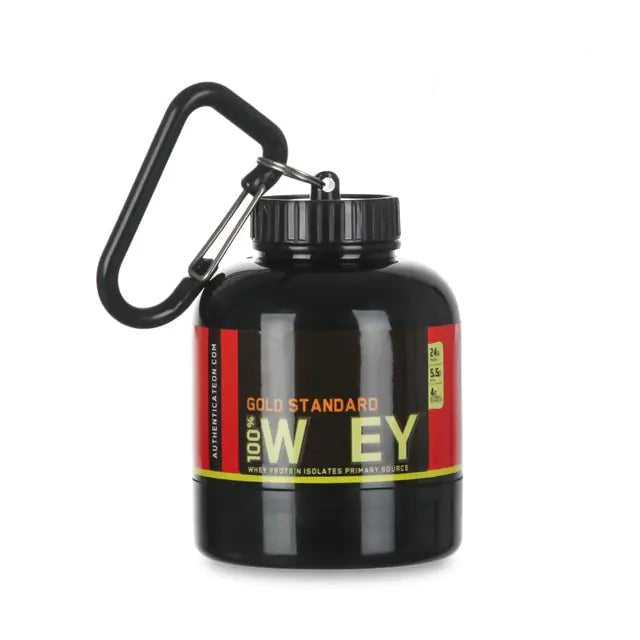 Mini Protein Powder Bottles with Keychain - TNT Fitness