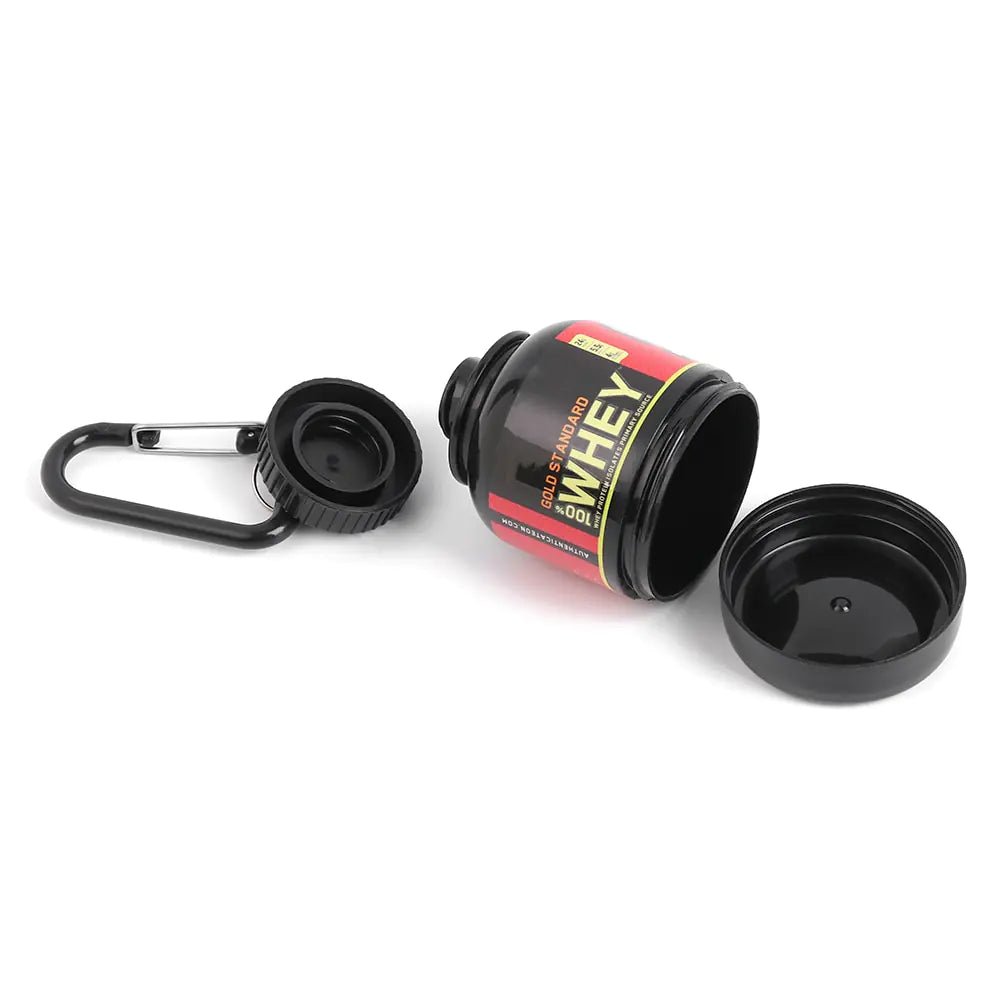 Mini Protein Powder Bottles with Keychain - TNT Fitness