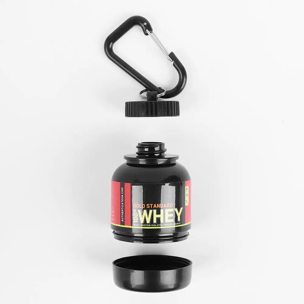 Mini Protein Powder Bottles with Keychain - TNT Fitness