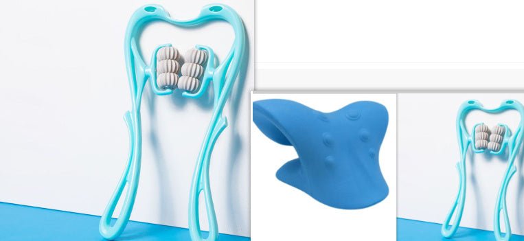Multifunctional Manual Six - wheel Neck Massager Massage Relieve Roller Massage Tool - TNT Fitness