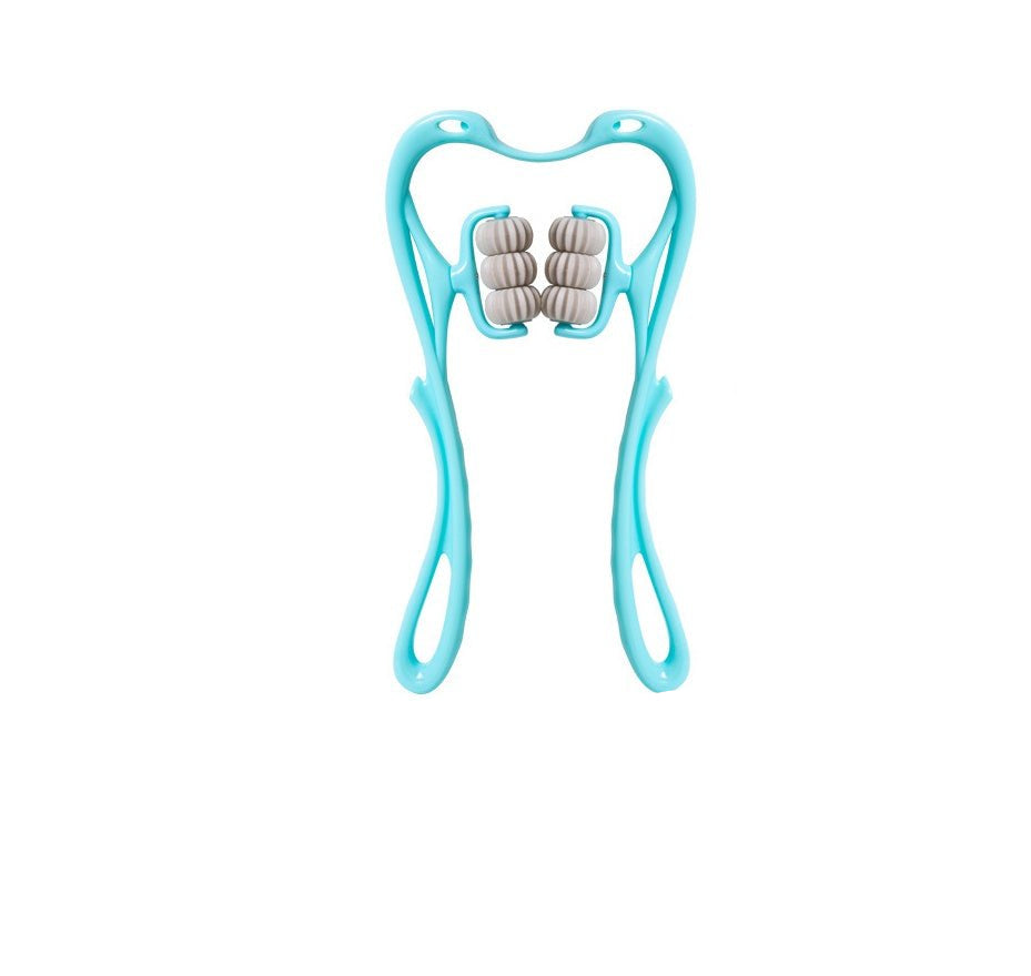 Multifunctional Manual Six - wheel Neck Massager Massage Relieve Roller Massage Tool - TNT Fitness