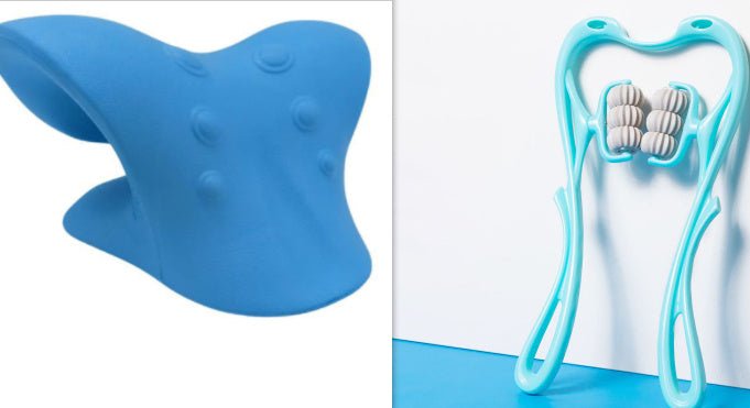 Multifunctional Manual Six - wheel Neck Massager Massage Relieve Roller Massage Tool - TNT Fitness