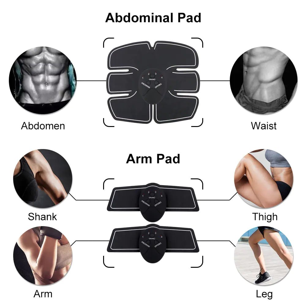 Muscle Stimulator for Weight Loss designed to enhance muscle activation and support fat burning. Features customizable intensity settings and advanced technology for targeted muscle engagement, promoting metabolism and helping achieve a toned physique during workouts. TNT Fitness Gear
