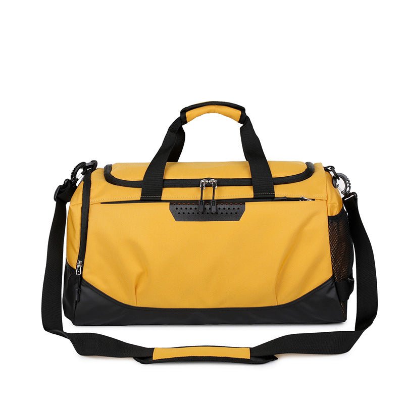 A stylish unisex Training bag with a large capacity, waterproof Oxford cloth construction, and dry-wet separation compartments—ideal for gym, travel, and beach outings - TNT Fitness Gear