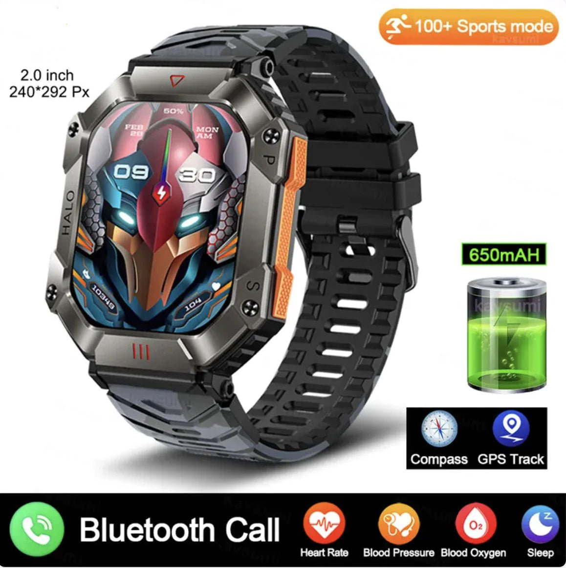 A sleek and stylish women's Android GPS fitness smartwatch designed to enhance an active lifestyle. Features include fitness tracking, accurate GPS navigation, health monitoring, and smart notifications. Perfect for workouts, outdoor adventures, and daily use with a user-friendly interface.- TNT Fitness Gear