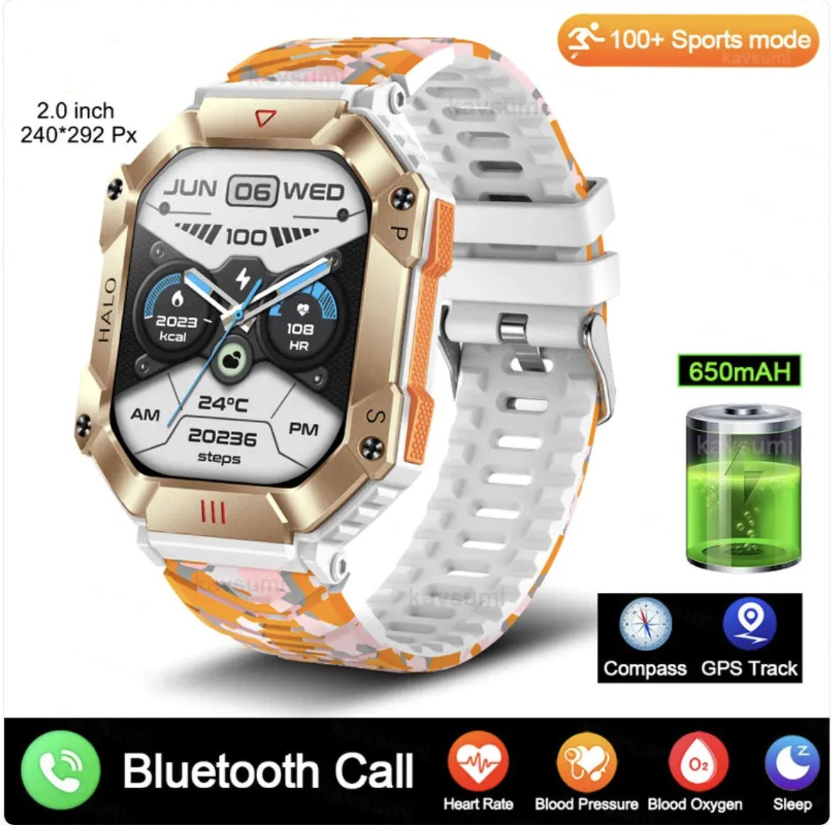 A sleek and stylish women's Android GPS fitness smartwatch designed to enhance an active lifestyle. Features include fitness tracking, accurate GPS navigation, health monitoring, and smart notifications. Perfect for workouts, outdoor adventures, and daily use with a user-friendly interface.- TNT Fitness Gear