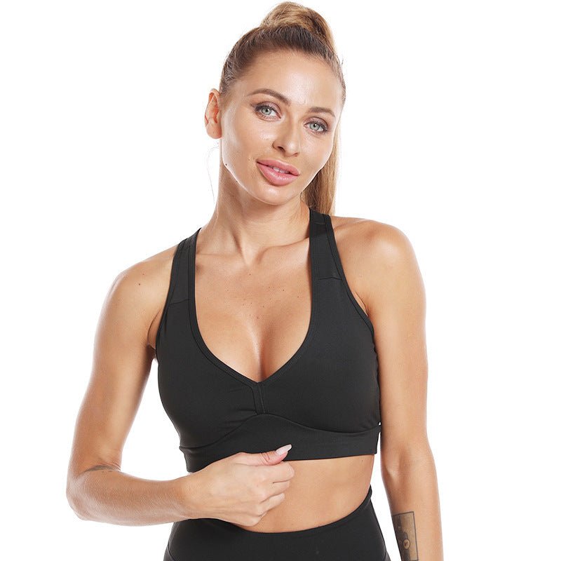 Women's 3-piece fitness and yoga set featuring a short top, a supportive sports bra, and butt lift pants. Designed with breathable, stretchable materials for optimal comfort and performance. A versatile and stylish ensemble suitable for workouts, yoga sessions, or casual athleisure wear.- TNT Fitness Gear