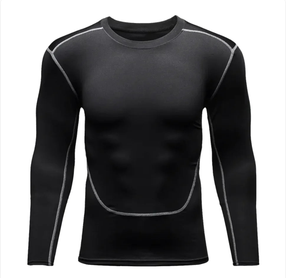 Men's Quick-Dry Sports Workout Shirt: Lightweight and breathable shirt designed to wick away moisture, keeping you cool and comfortable during intense workouts or outdoor activities - TNT Fitness Gear