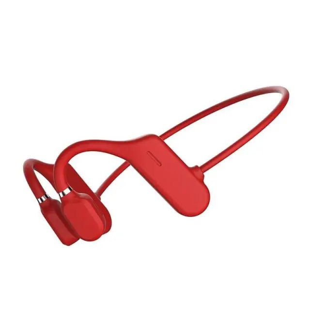 Open Ear Hook Bone Conduction Lightweight Sports Earphones designed for comfort and safety. Features bone conduction technology for clear sound while keeping your ears open, perfect for outdoor activities and workouts. TNT Fitness Gear