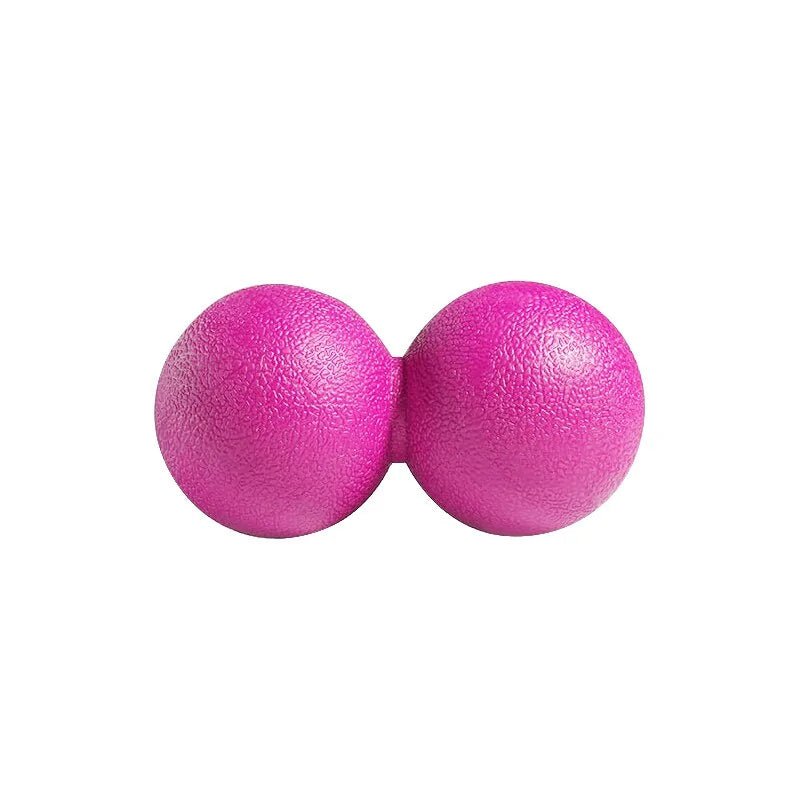 Massage Fitness Ball designed for on-the-go relaxation and wellness. Ideal for self-massage, post-exercise recovery, and back relief, it boosts circulation, aids recovery, and targets areas for weight management. Portable and versatile, perfect for home, office, or travel.- TNT Fitness Gear