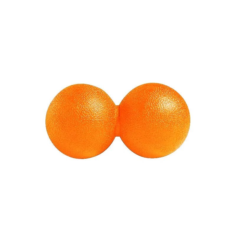 Massage Fitness Ball designed for on-the-go relaxation and wellness. Ideal for self-massage, post-exercise recovery, and back relief, it boosts circulation, aids recovery, and targets areas for weight management. Portable and versatile, perfect for home, office, or travel.- TNT Fitness Gear