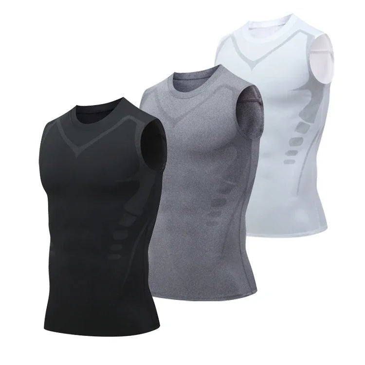 Plus - Size Compression Tank Top – Gym & Body Shaper Vest - TNT Fitness