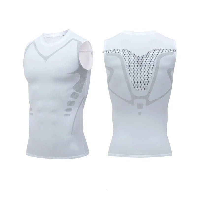 Plus - Size Compression Tank Top – Gym & Body Shaper Vest - TNT Fitness