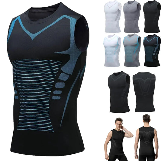 Plus - Size Compression Tank Top – Gym & Body Shaper Vest - TNT Fitness