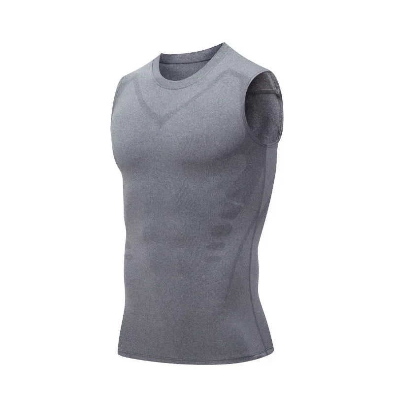 Plus - Size Compression Tank Top – Gym & Body Shaper Vest - TNT Fitness