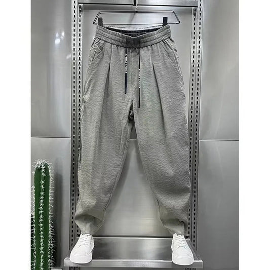 Plus - Size Men's Cropped Plus - Size Trousers – Gym & Casual Sweatpants with Pockets - TNT Fitness