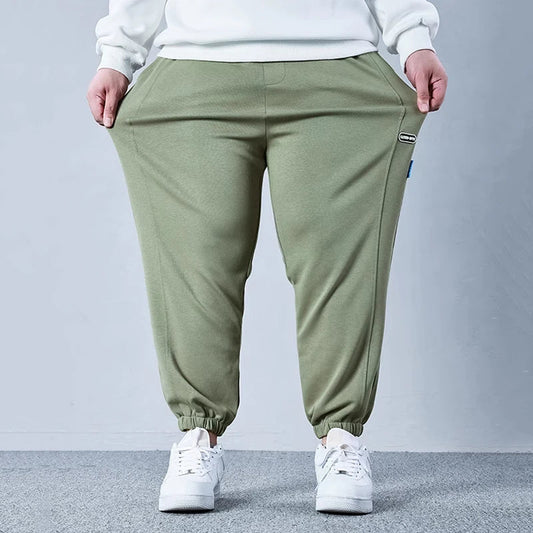 Plus - Size Men’s High - Waist Sweatpants – Gym & Hiking Joggers - TNT Fitness