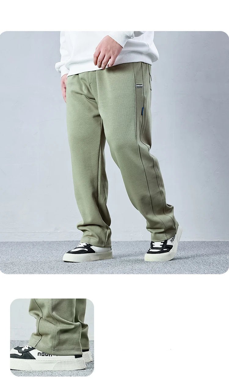 Plus - Size Men’s High - Waist Sweatpants – Gym & Hiking Joggers - TNT Fitness
