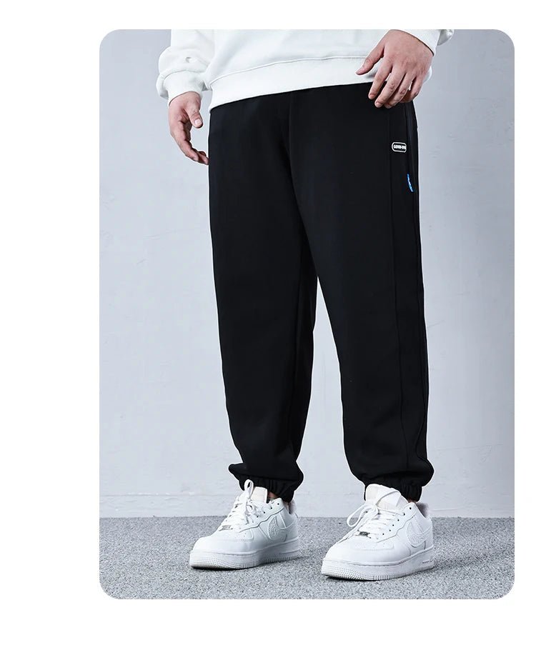 Plus - Size Men’s High - Waist Sweatpants – Gym & Hiking Joggers - TNT Fitness