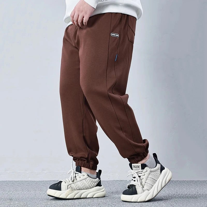 Plus - Size Men’s High - Waist Sweatpants – Gym & Hiking Joggers - TNT Fitness