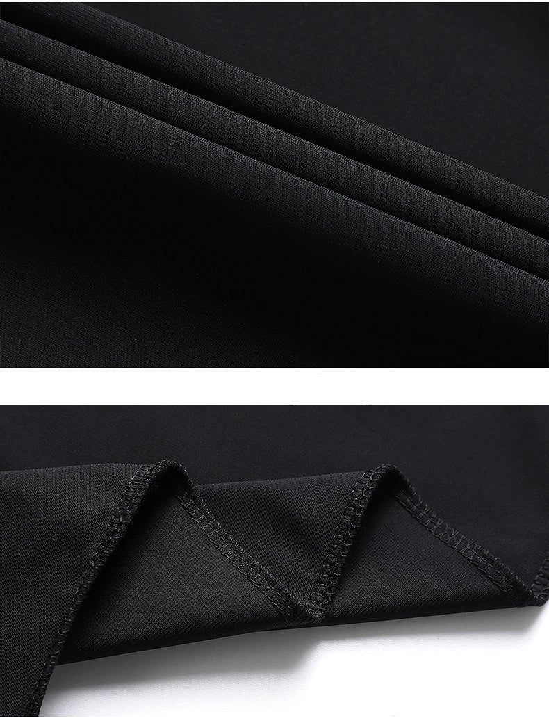 Plus - Size Men’s Ice Silk Sweatpants – High - Elastic Gym Joggers - TNT Fitness