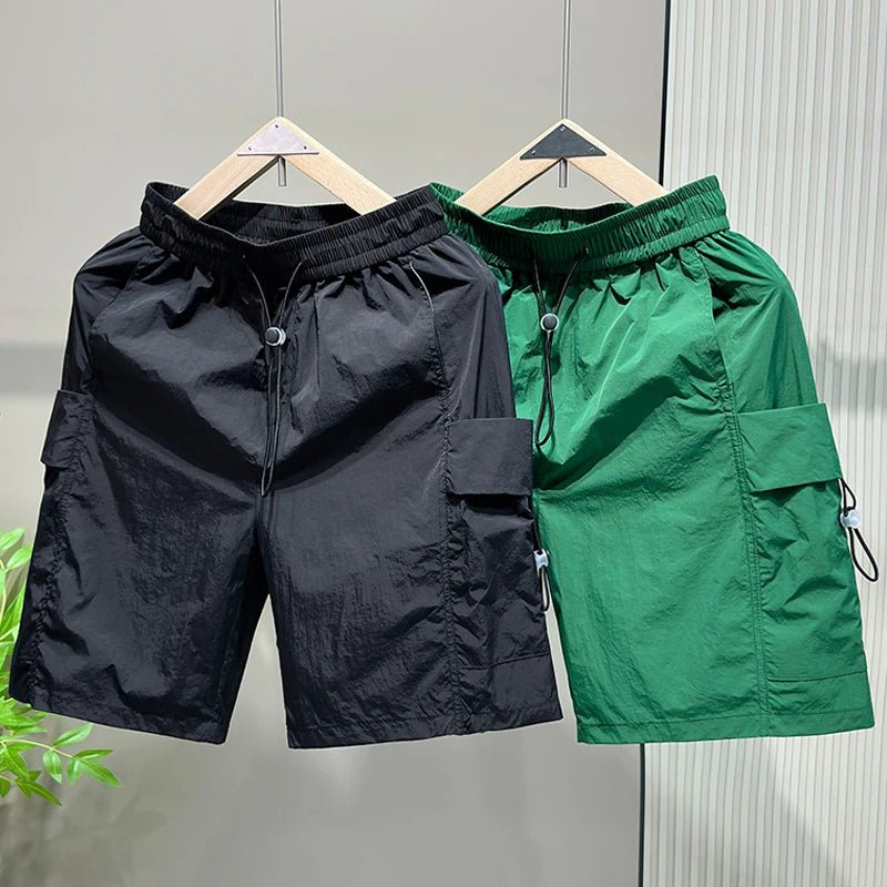 Plus - Size Men’s Summer Gym Shorts – Elastic Waist Casual Shorts - TNT Fitness