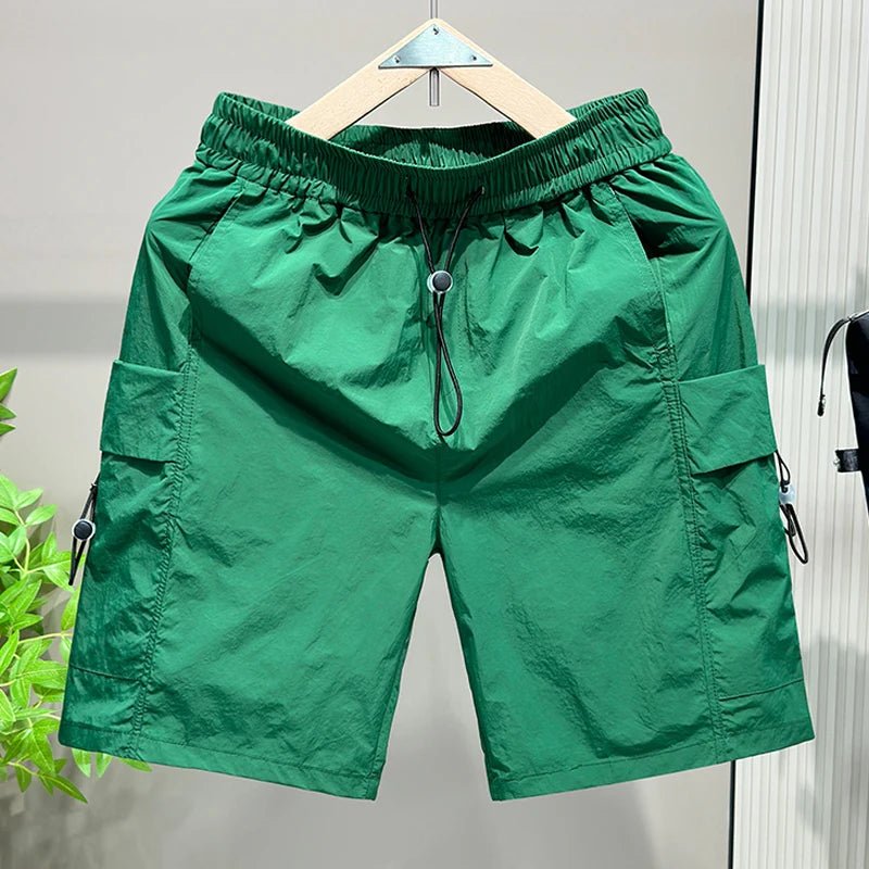 Plus - Size Men’s Summer Gym Shorts – Elastic Waist Casual Shorts - TNT Fitness
