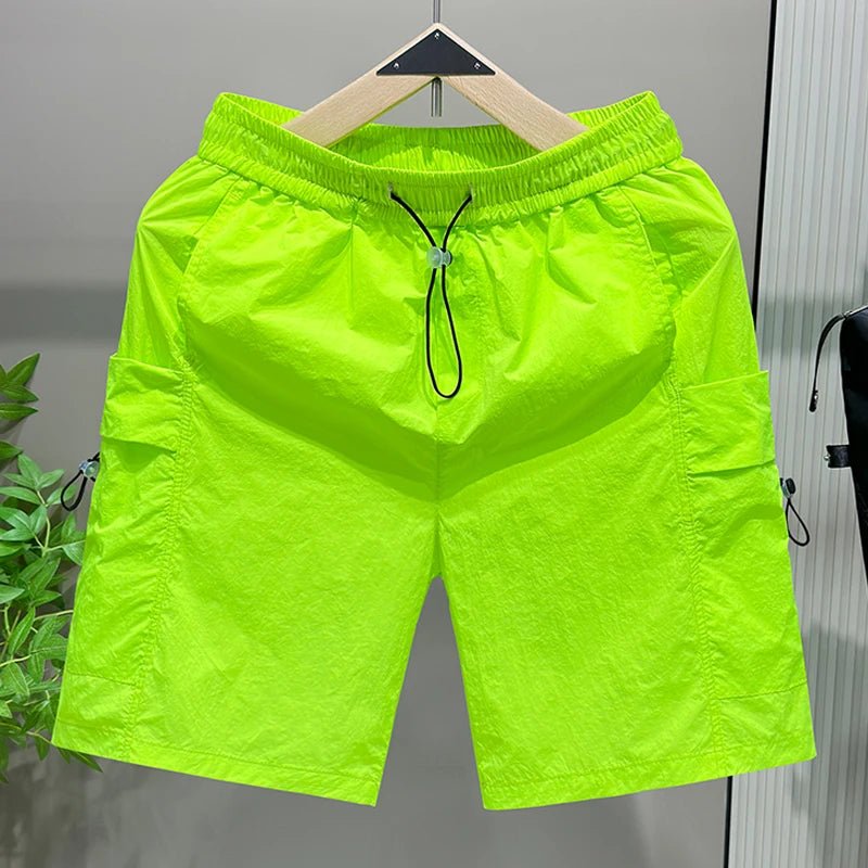 Plus - Size Men’s Summer Gym Shorts – Elastic Waist Casual Shorts - TNT Fitness