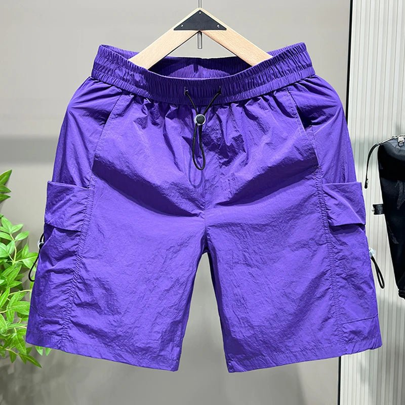 Plus - Size Men’s Summer Gym Shorts – Elastic Waist Casual Shorts - TNT Fitness