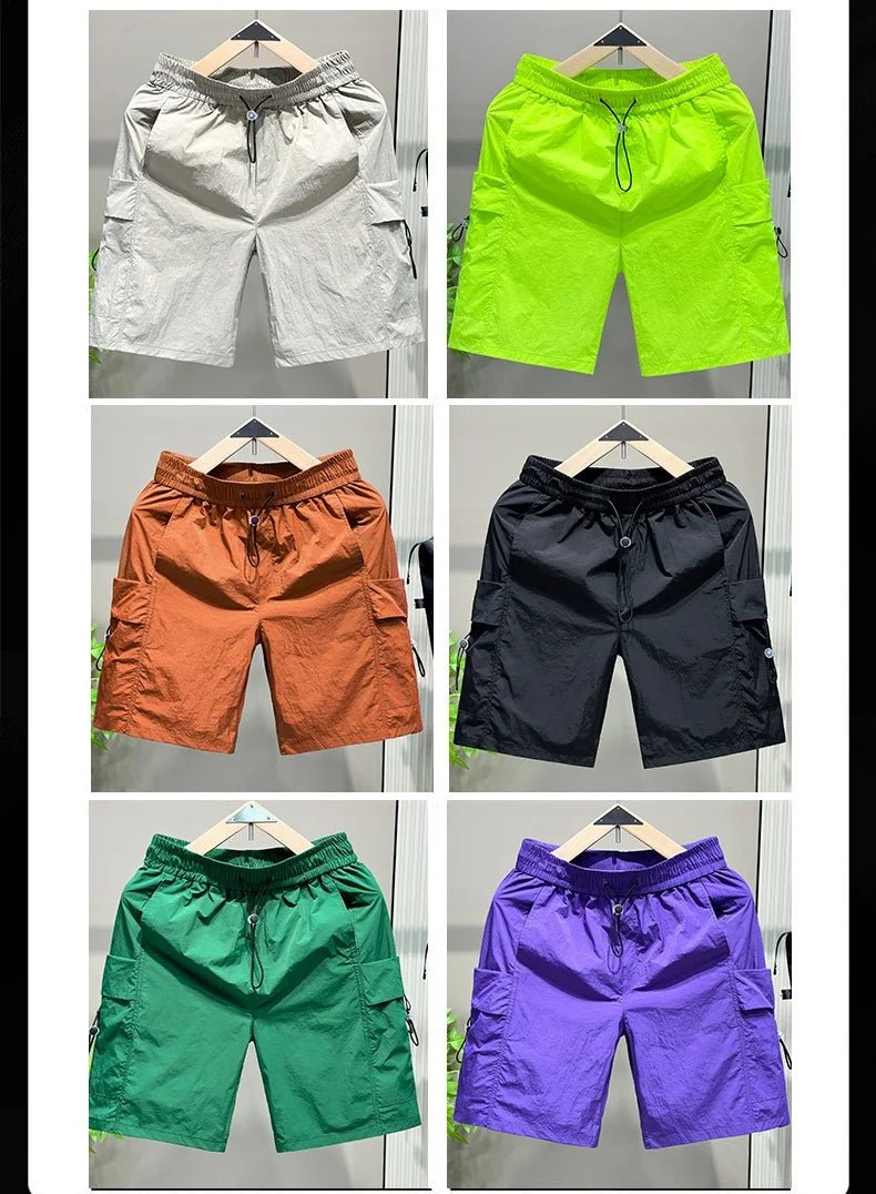 Plus - Size Men’s Summer Gym Shorts – Elastic Waist Casual Shorts - TNT Fitness