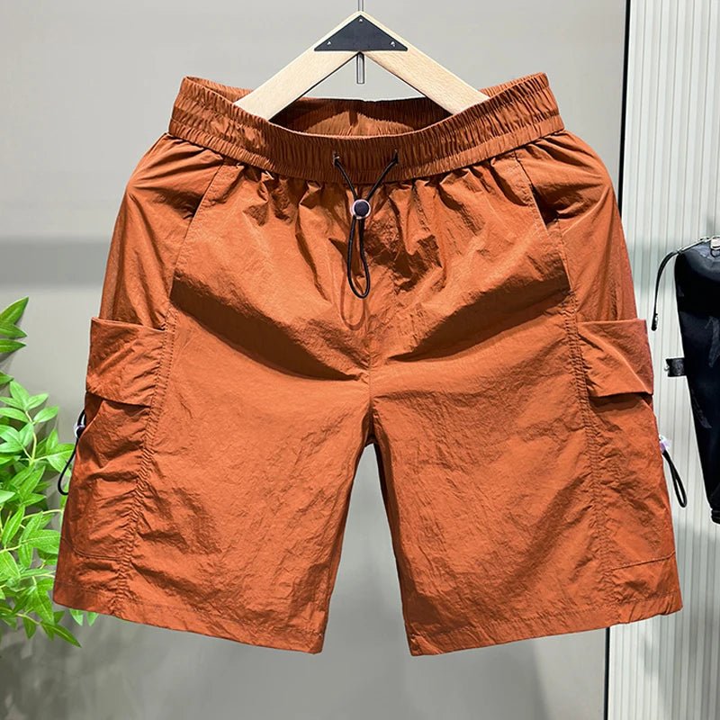 Plus - Size Men’s Summer Gym Shorts – Elastic Waist Casual Shorts - TNT Fitness