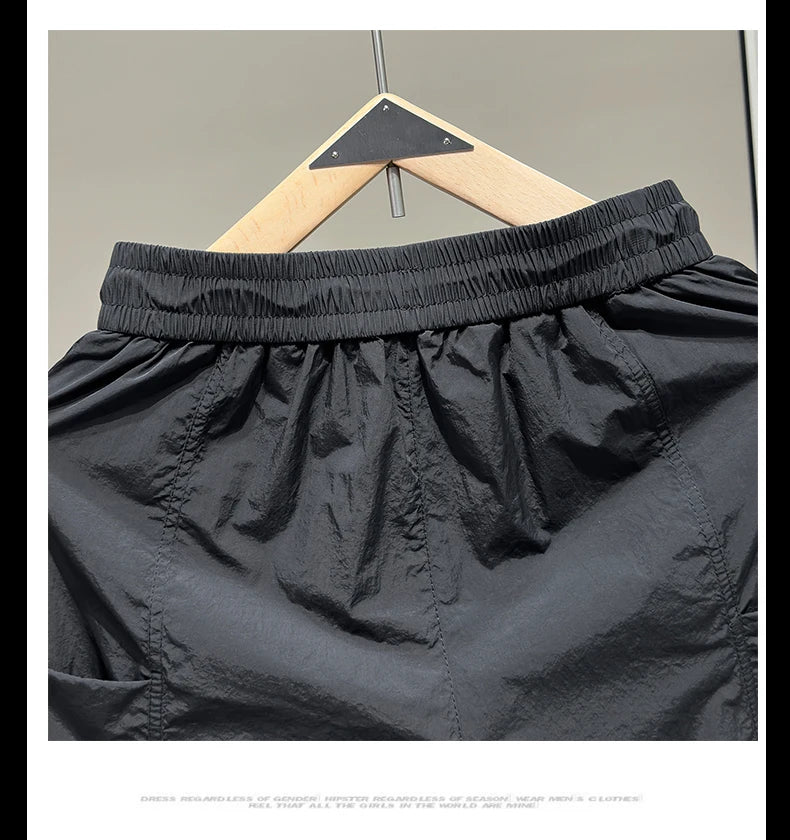 Plus - Size Men’s Summer Gym Shorts – Elastic Waist Casual Shorts - TNT Fitness