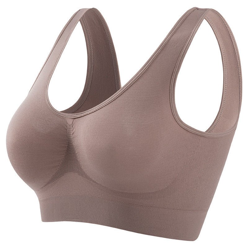 Plus Size Sports Underwear - Padded, Seamless, Breathable Fitness Bra - TNT Fitness