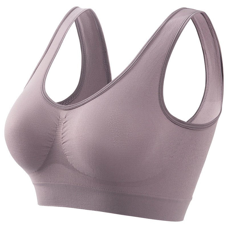 Plus Size Sports Underwear - Padded, Seamless, Breathable Fitness Bra - TNT Fitness