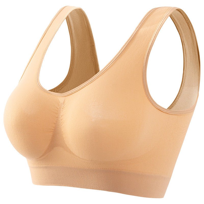 Plus Size Sports Underwear - Padded, Seamless, Breathable Fitness Bra - TNT Fitness