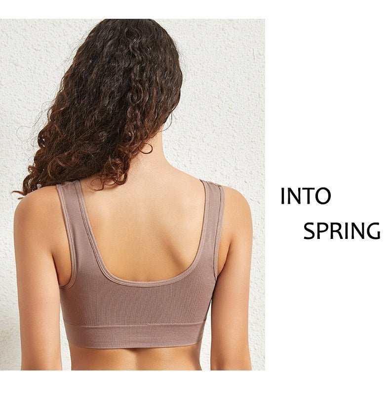 Plus Size Sports Underwear - Padded, Seamless, Breathable Fitness Bra - TNT Fitness