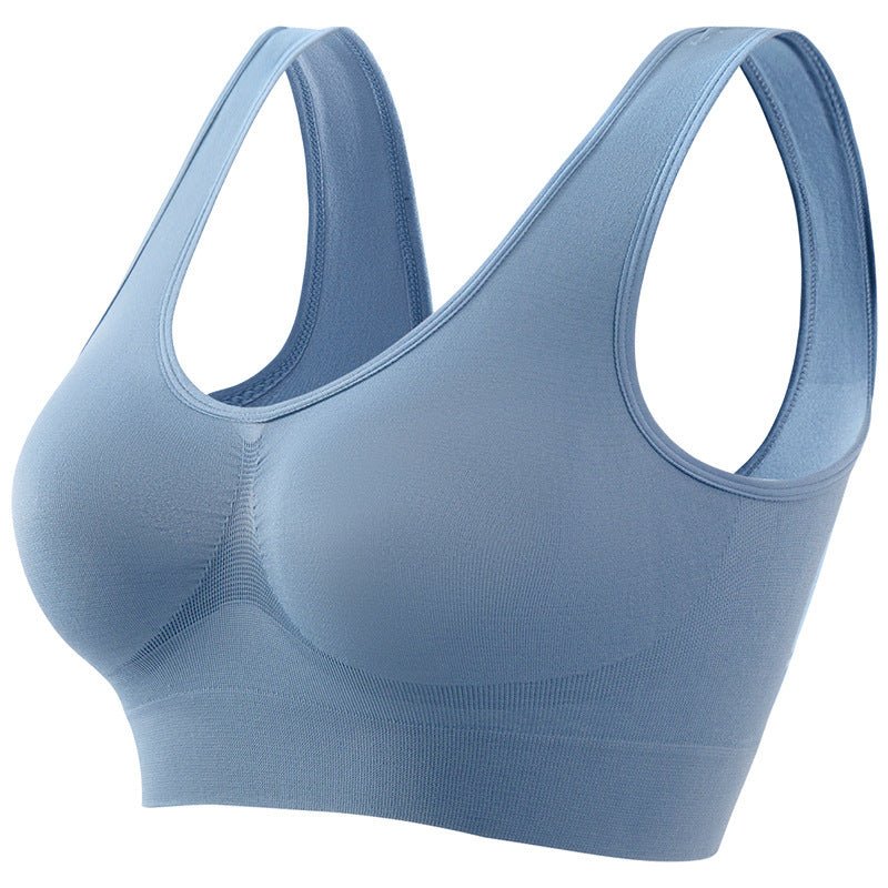 Plus Size Sports Underwear - Padded, Seamless, Breathable Fitness Bra - TNT Fitness