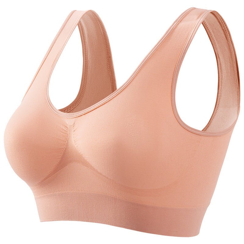 Plus Size Sports Underwear - Padded, Seamless, Breathable Fitness Bra - TNT Fitness