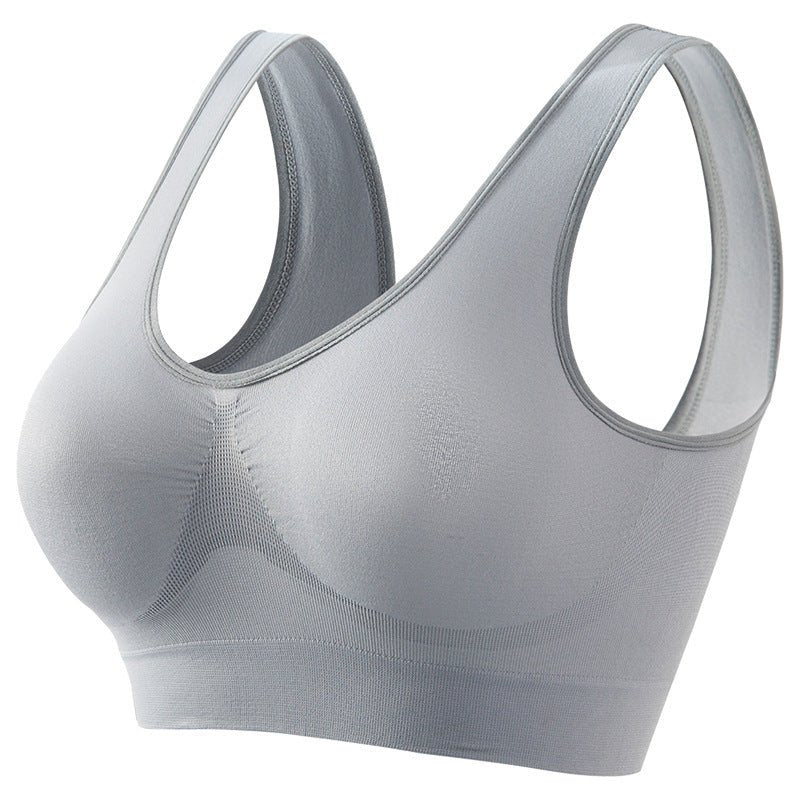 Plus Size Sports Underwear - Padded, Seamless, Breathable Fitness Bra - TNT Fitness