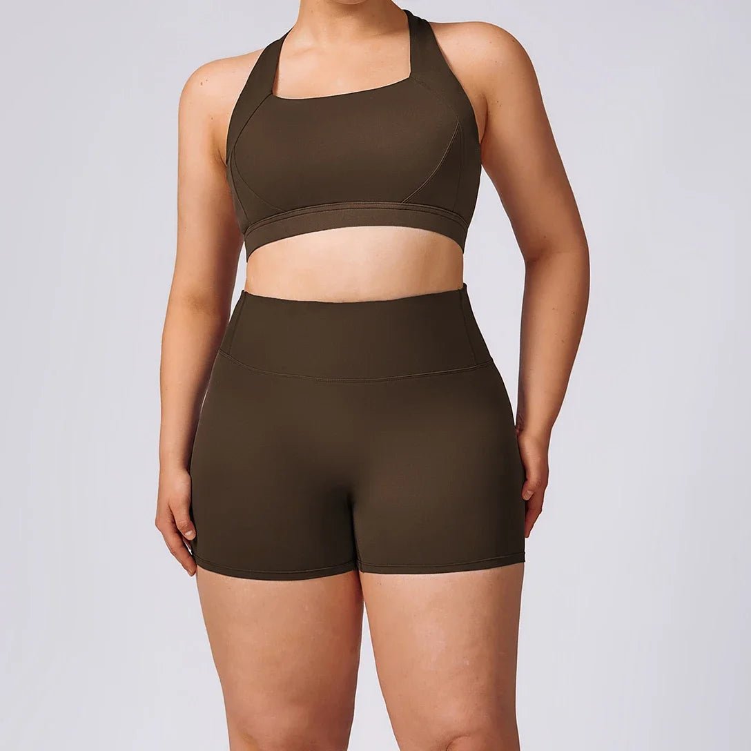 Plus Size XXXL Yoga Set – Jacket, Leggings, Shorts & Flared Pants - TNT Fitness