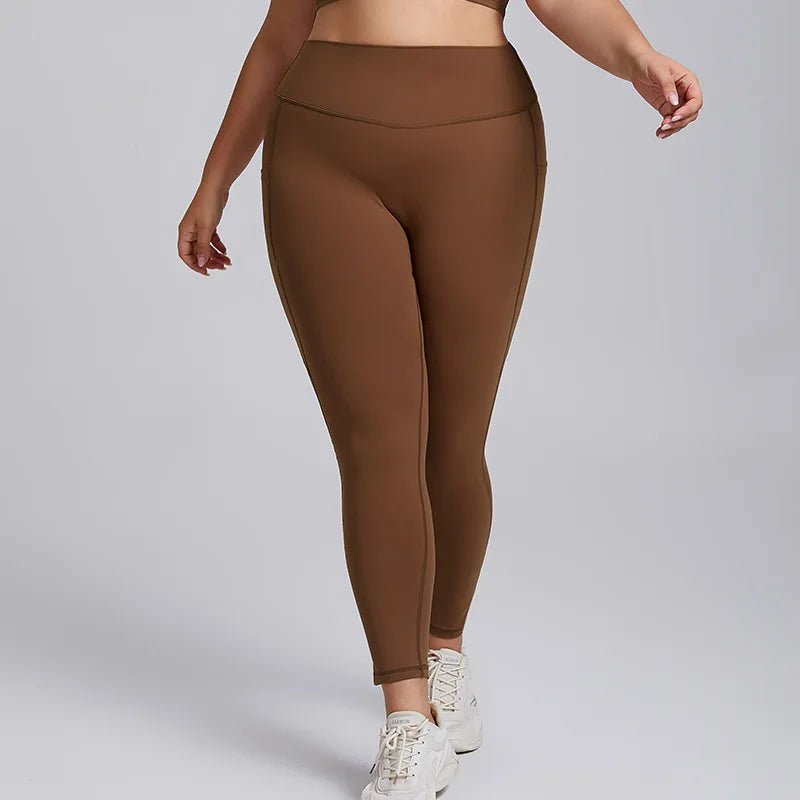 Plus Size Yoga Set for Women – Sports Bra & Gym Leggings | Super Stretch Activewear - TNT Fitness