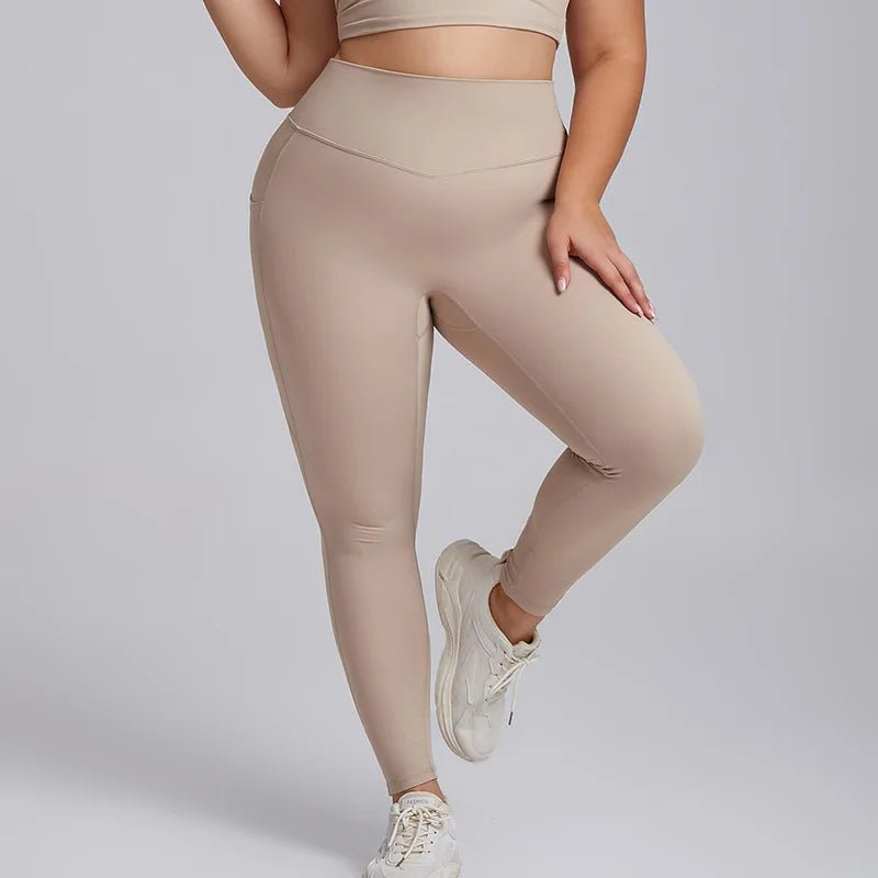 Plus Size Yoga Set for Women – Sports Bra & Gym Leggings | Super Stretch Activewear - TNT Fitness
