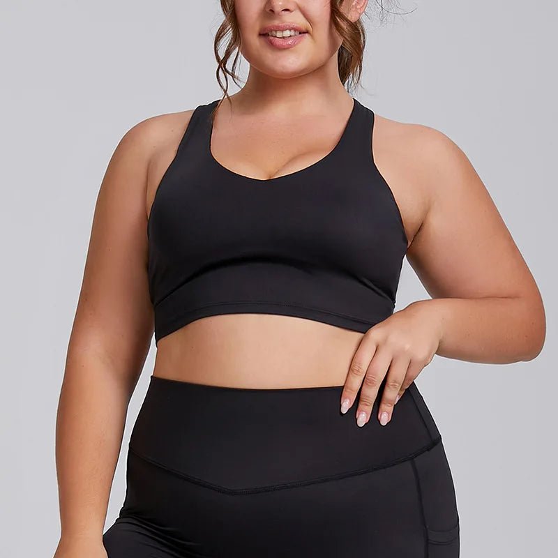 Plus Size Yoga Set for Women – Sports Bra & Gym Leggings | Super Stretch Activewear - TNT Fitness
