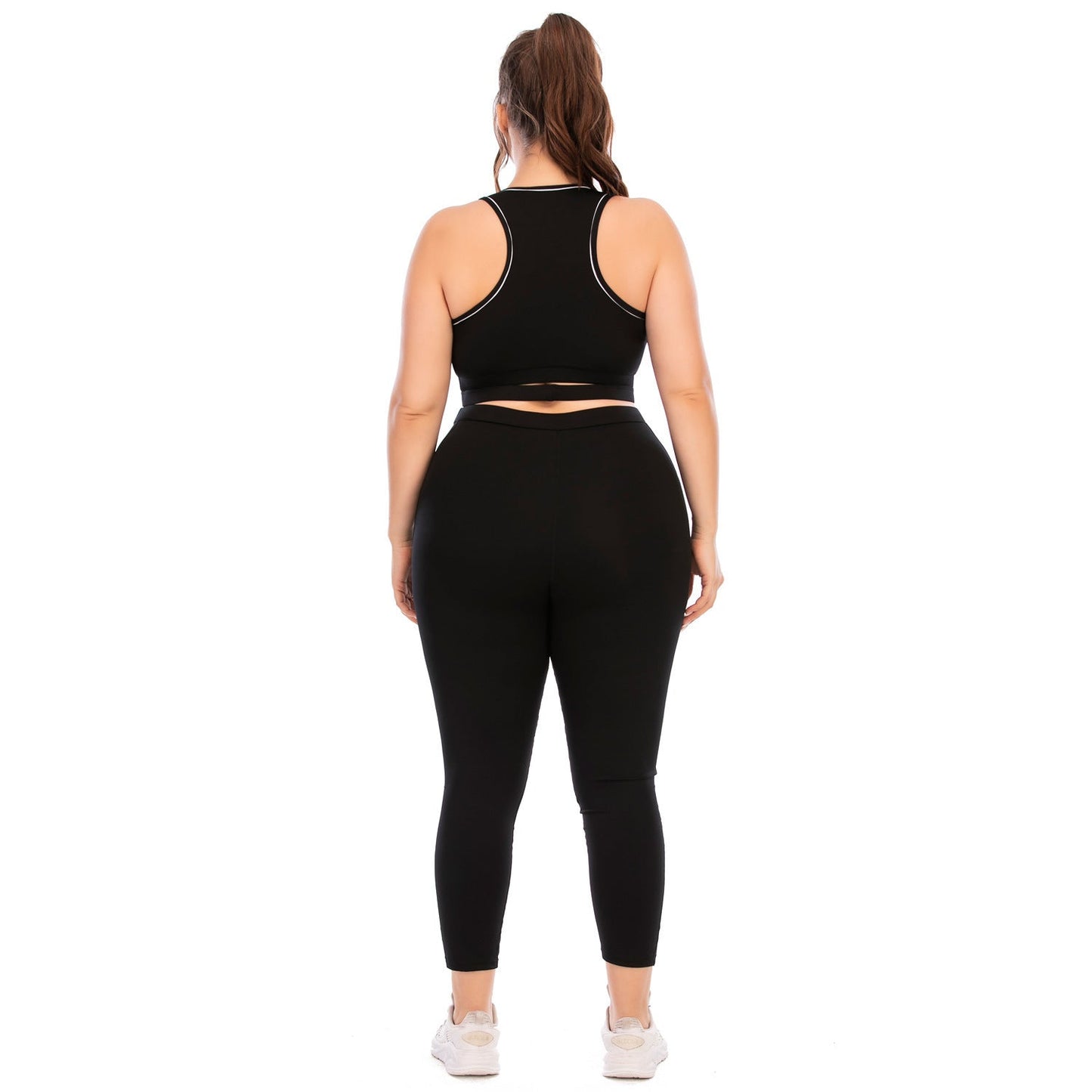 Plus Size Yoga Workout Suit – Tights and Comfortable Activewear - TNT Fitness